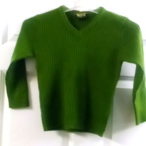 Panyc, Size 4, Olive Green, Kids Pullover Sweater